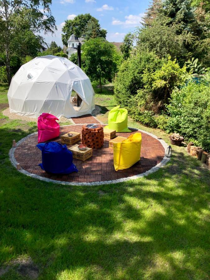 B Our Guest At Your Cozy Hideaway Dome Near Dresden Frauendorf  المظهر الخارجي الصورة